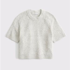 The A&F Madeline Textural Crew Sweater Tee